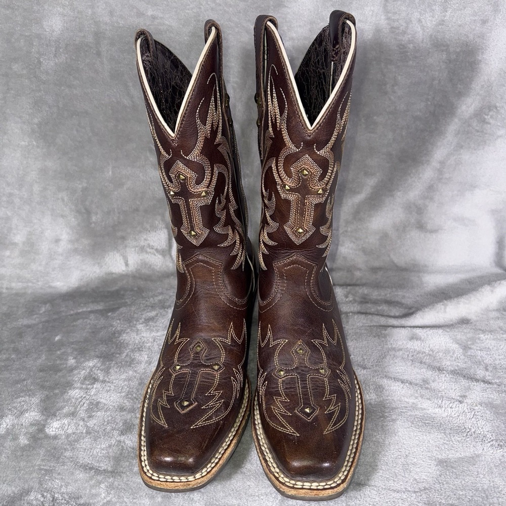 Ariat Legend Women's Legend Spirit Brown Leather Cowgirl Western Boots 6 B